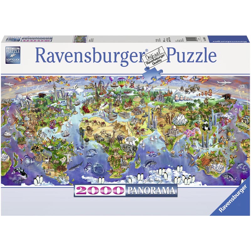 Puzzle 2000 pièces assorti*