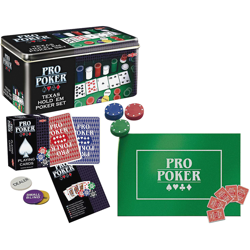 Coffret métal poker tout en 1