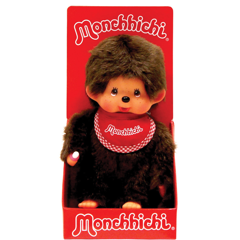 Monchhichi 20 cm garcon rouge