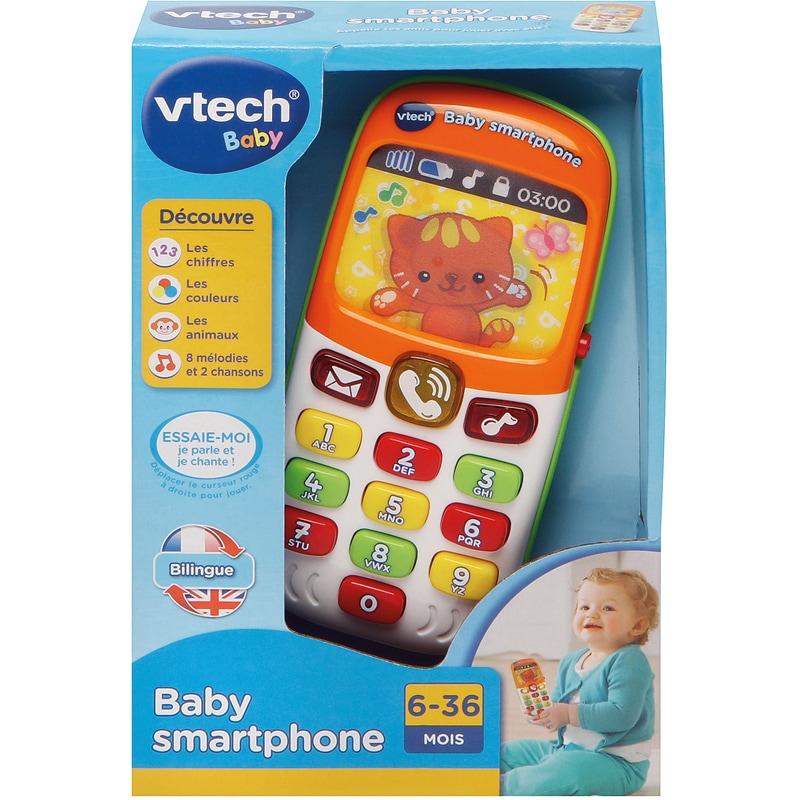 Baby smartphone bilingue assorti
