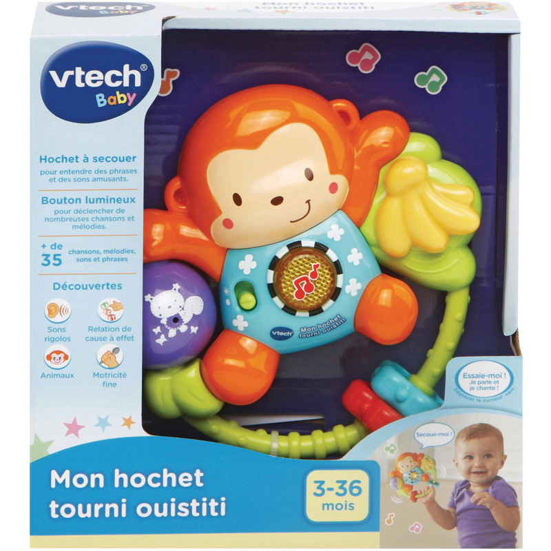 Hochet électronique musical assorti