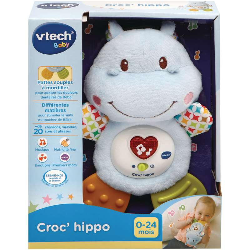 Croc hippo bleu