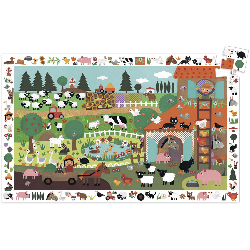 Puzzle 35 pièces la ferme