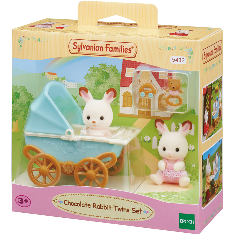 Jum lapin poussette Sylvanian