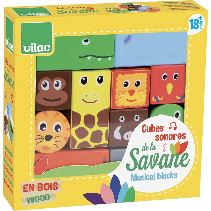 Cubes sonores savane
