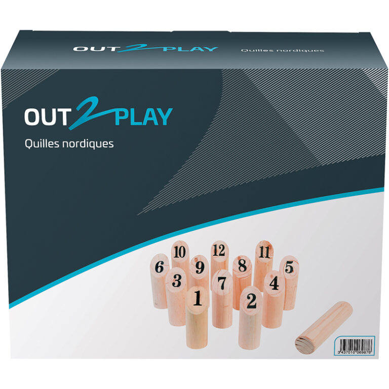 Jeu quilles nordique bois