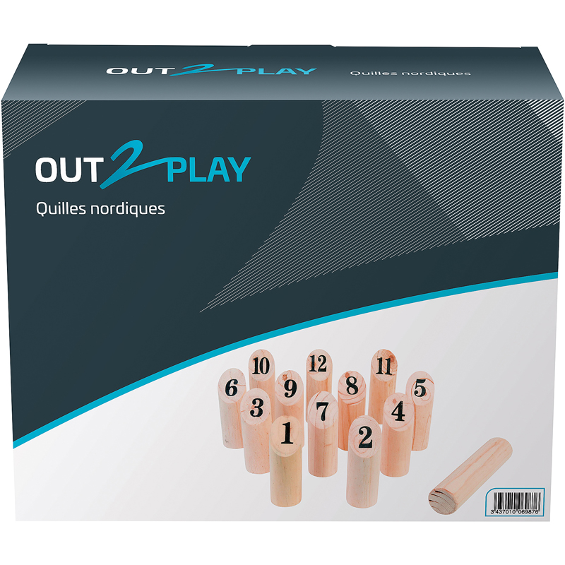Jeu quilles nordique bois