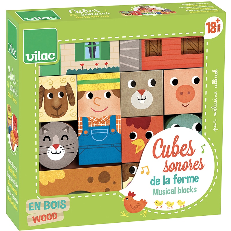 Cube sonores de la ferme