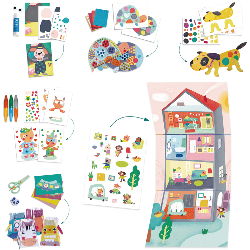 Coffret créatif les animaux