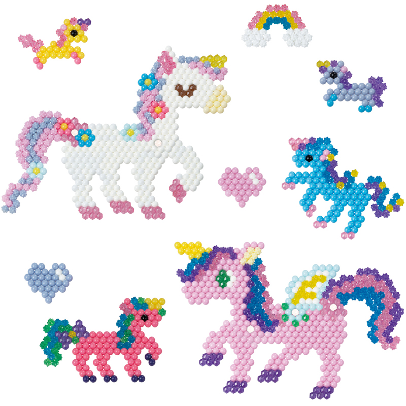 Licornes feeriques Aquabeads