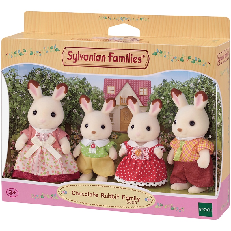 Famille lapin choco Sylvanian