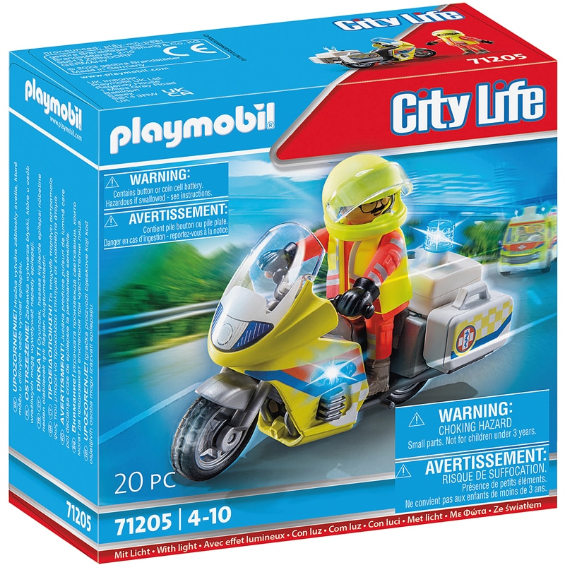 Playmobil 71205 - Urgentiste avec moto