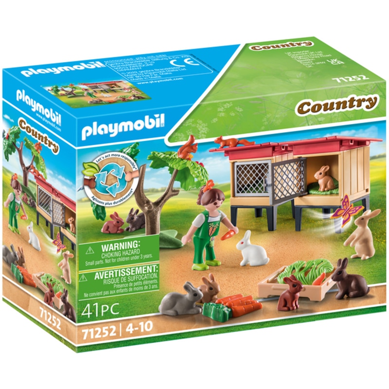 Playmobil 71252 - Enfant enclos lapins country