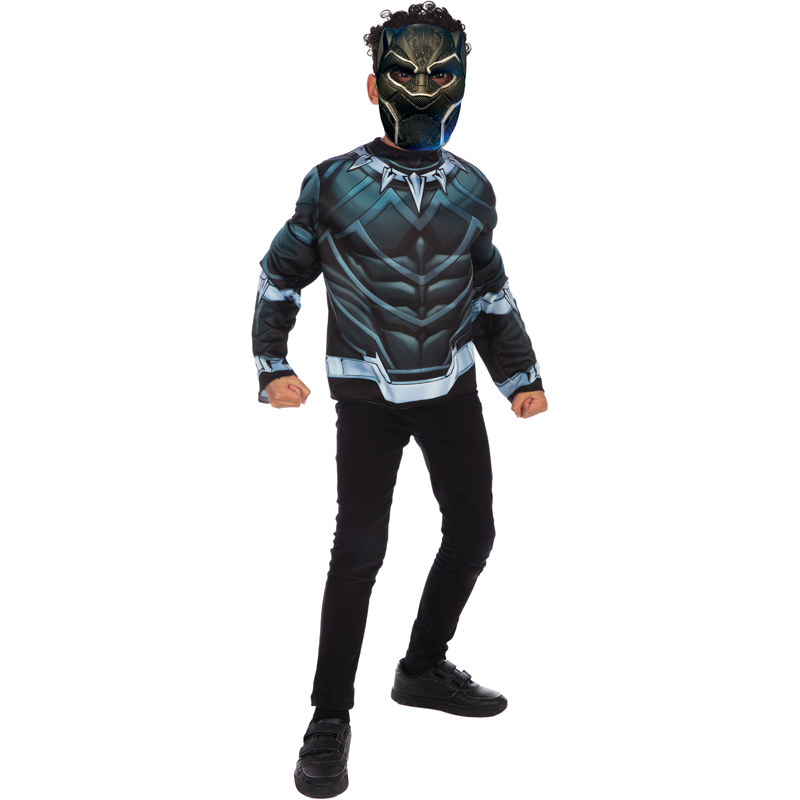 Top + masque black panther