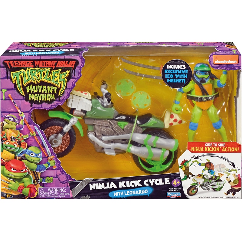 Fig+moto 12 cm Tortues Ninja assorti*