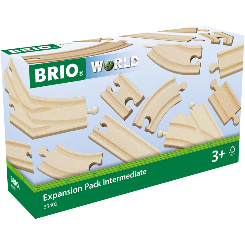 Coffret bois 16 rails Brio