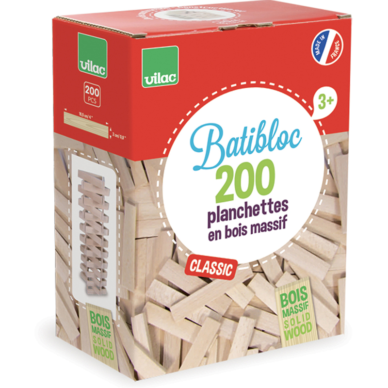 200 planchettes bois