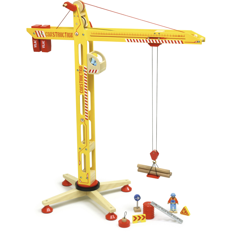Grande grue bois 80 cm