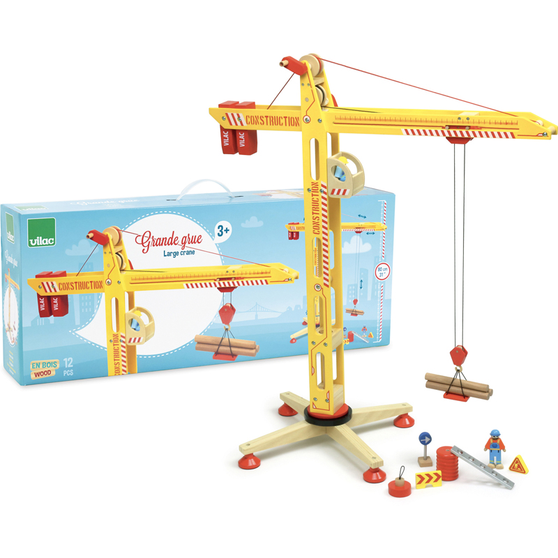 Grande grue bois 80 cm