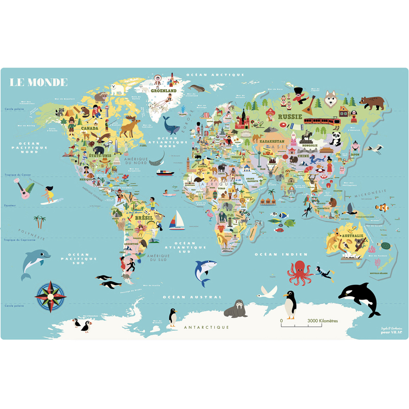 Carte mond magn arrhenius
