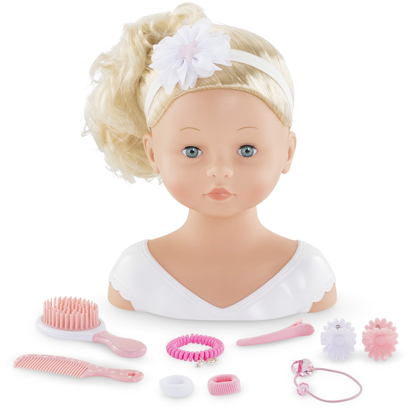 Tête à coiffer + 10 accessoires
