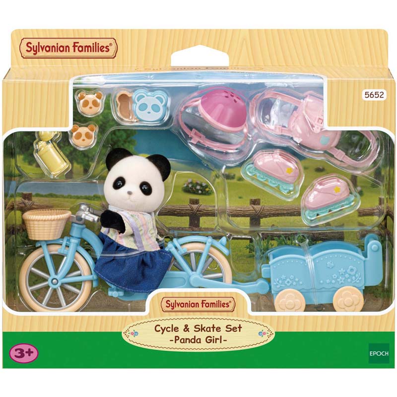 Vélo remorq panda Sylvanian