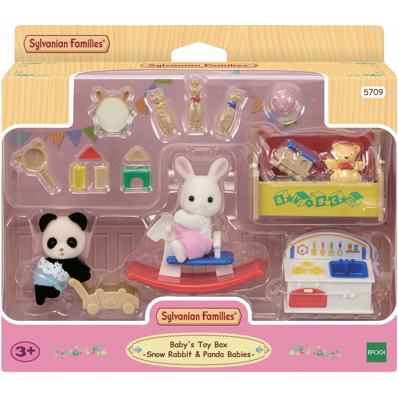 Coffre jouets bébés Sylvanian