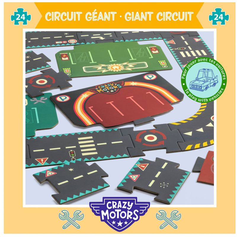 Puzzle géant circuit ville