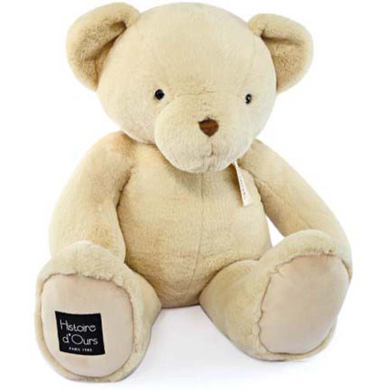 Peluche nounours vanille 75 cm