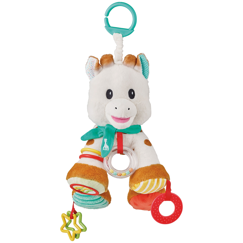 Peluche 27 cm activités Sophie