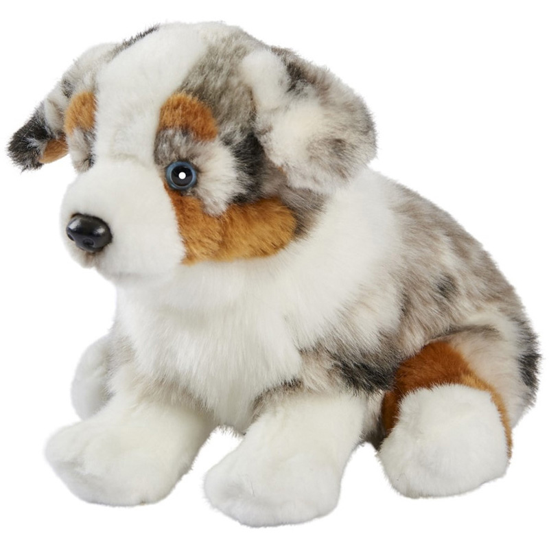 Peluche berger assis 30 cm