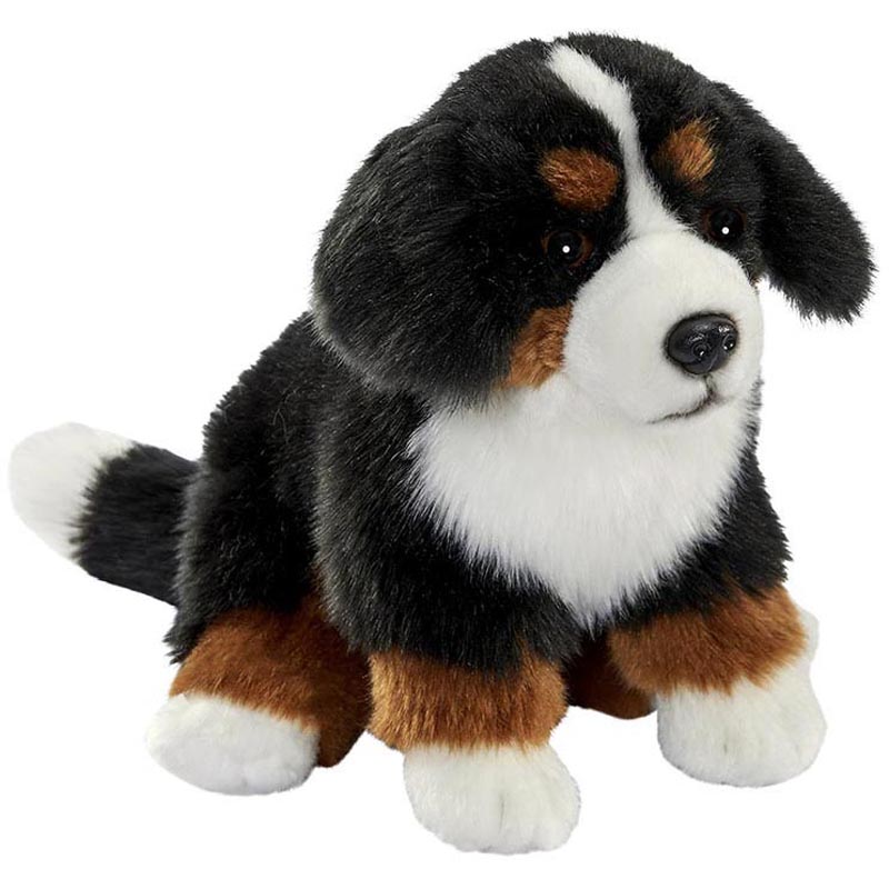 Peluche bouvier bernois 30 cm