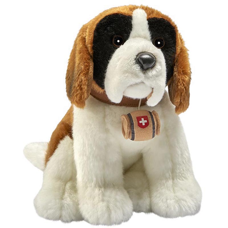 Peluche st bernard 30 cm