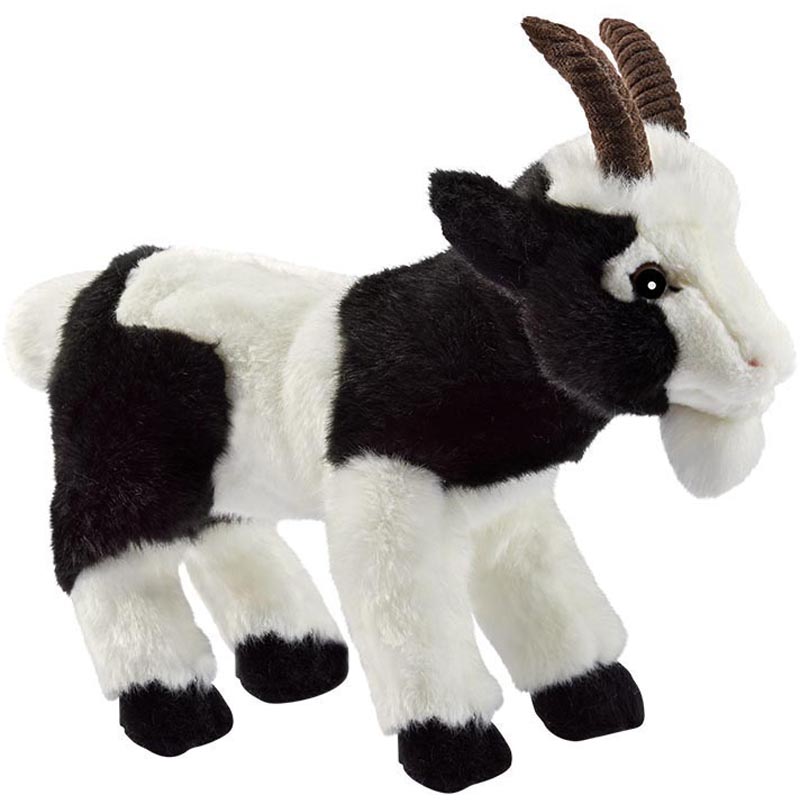 Chèvre noire et blanche 26 cm