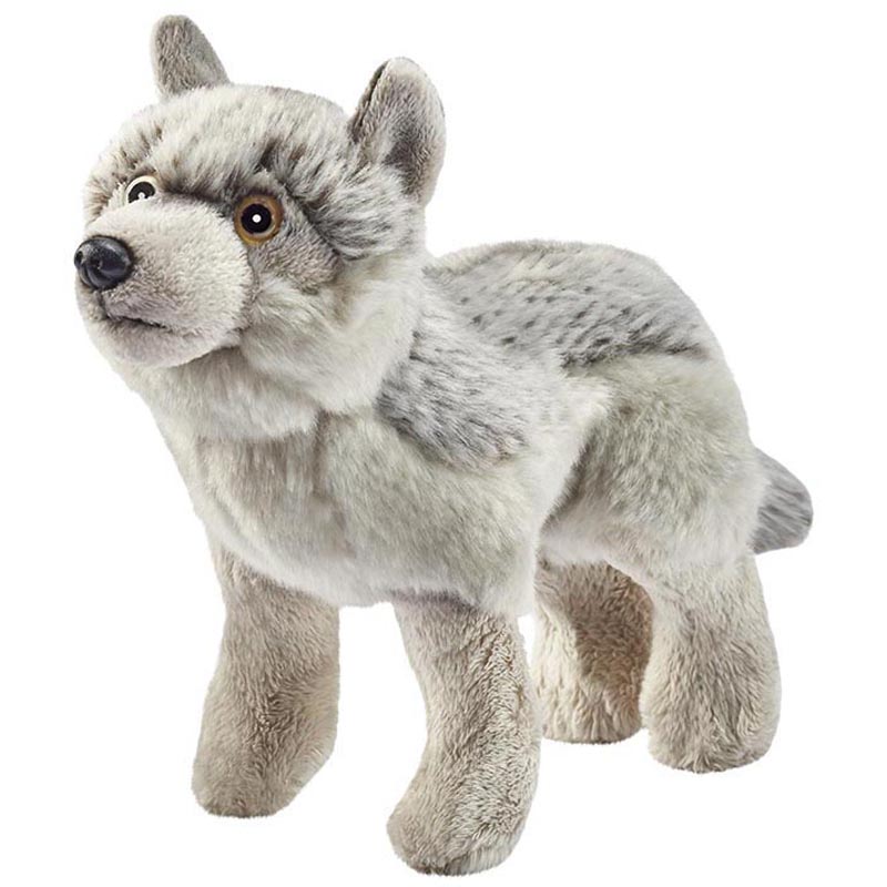 Loup gris 20 cm