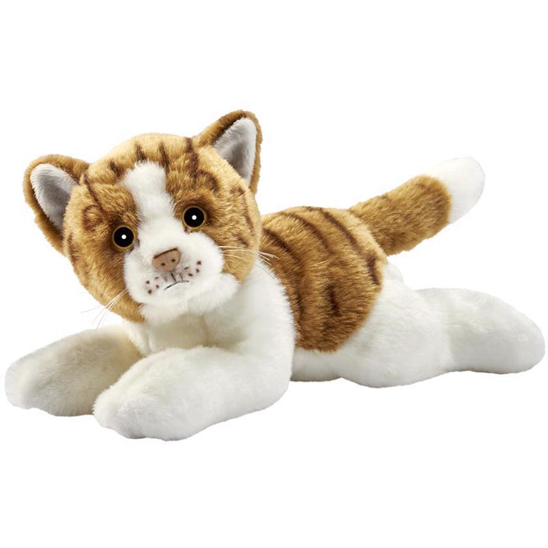 Peluche chat couche 30 cm