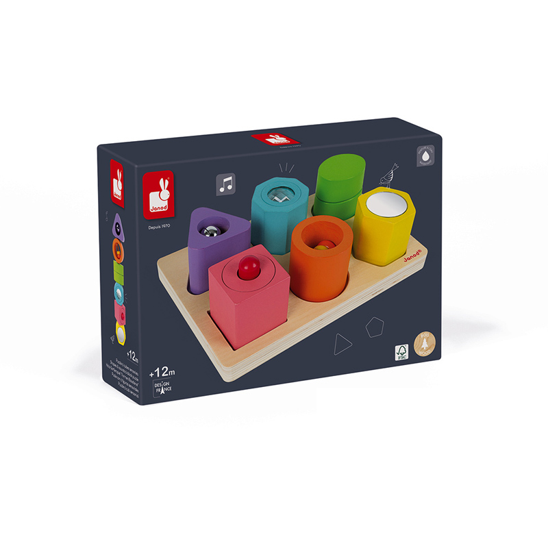 Puzzle 6 cubes sensoriels