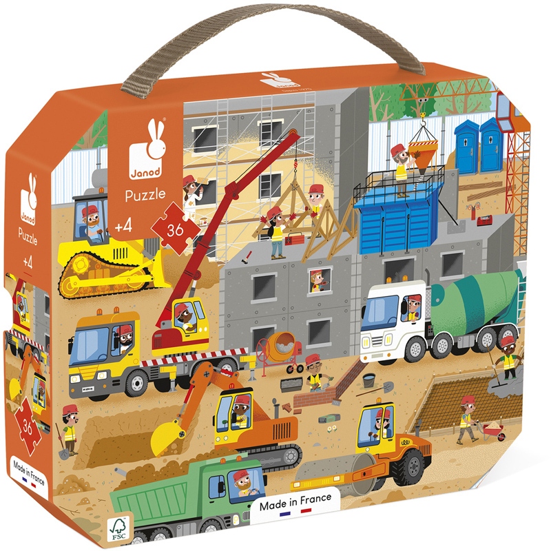 Puzzle 36 pièces chantier