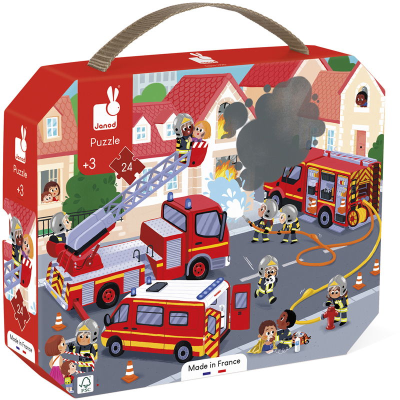 Puzzle 24 pièces pompiers