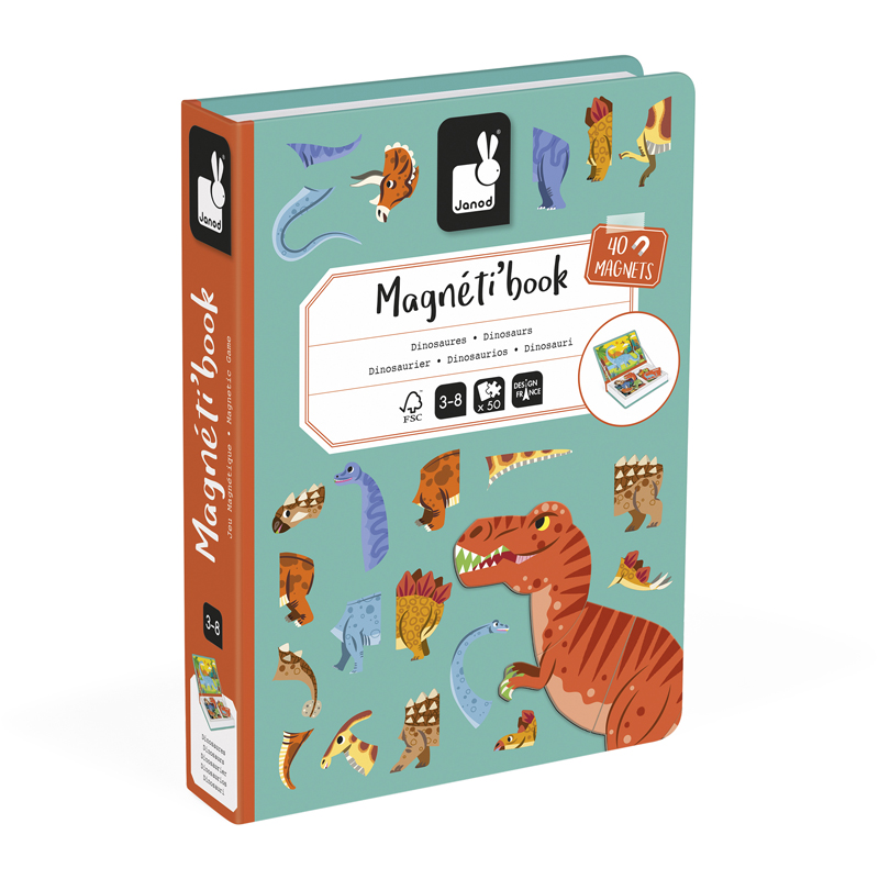 Magneti book dinosaures