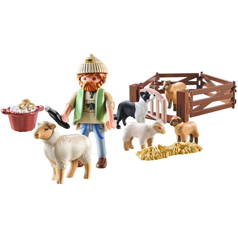 Playmobil 71444 - Berger avec moutons