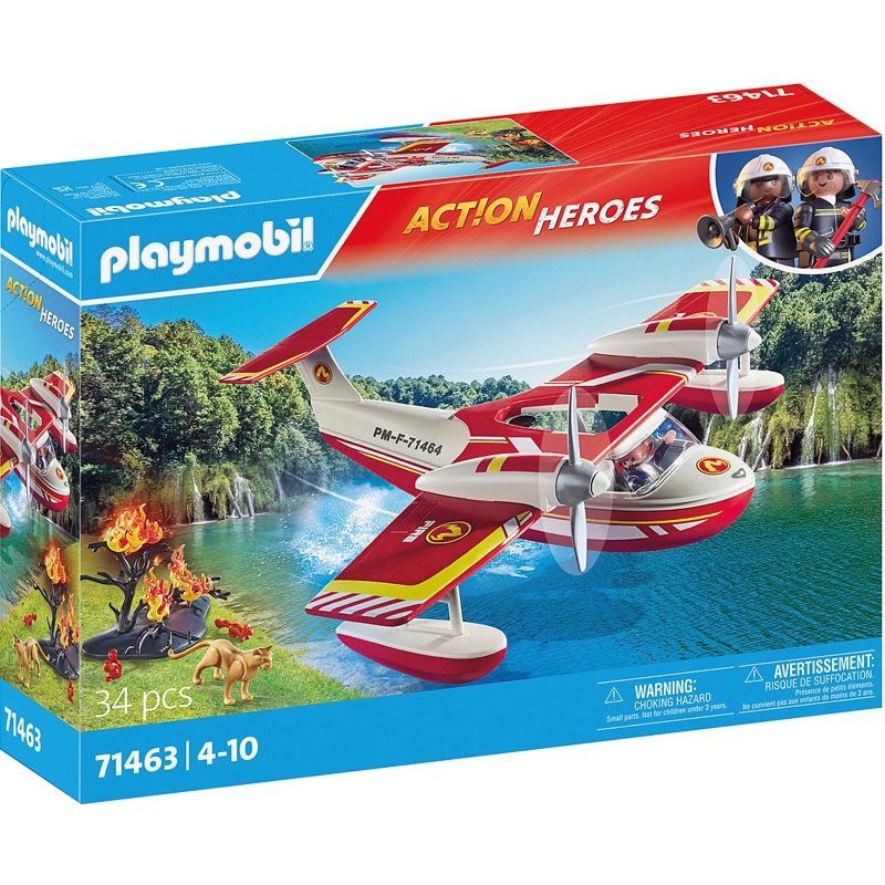 Playmobil 71463 - Hydravion avec pompier