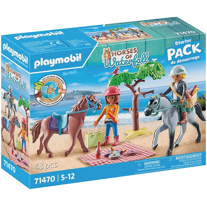 Playmobil 71470 - Amelia et ben avec chevaux
