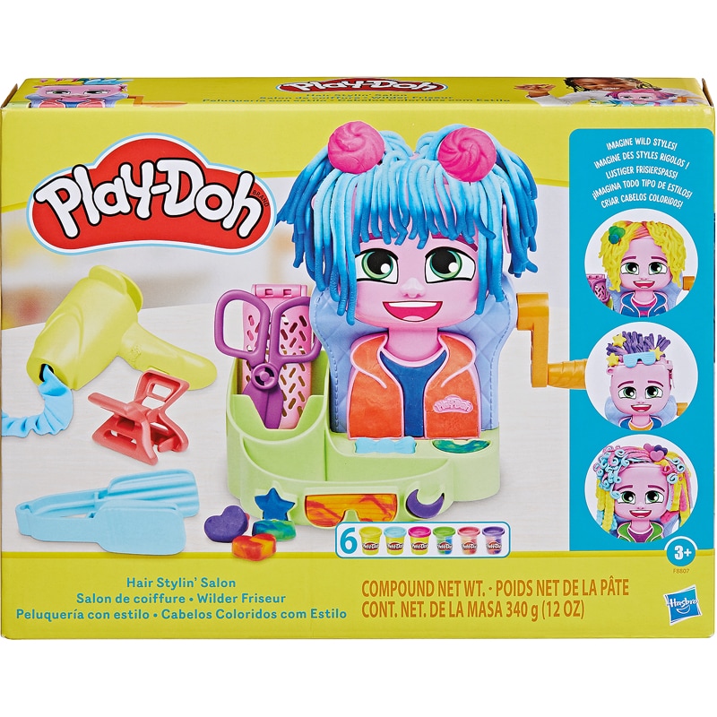Salon coiffure play-doh