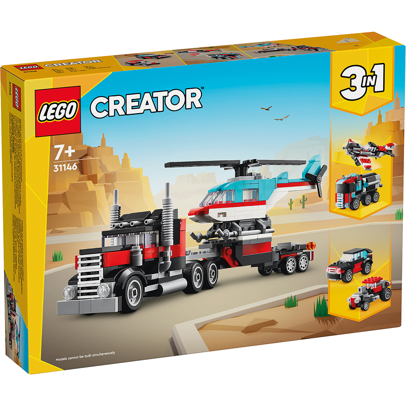 Lego 31146 - Camion remorq + hélico - Lego Creator