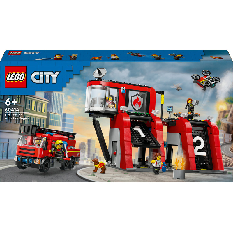 Lego 60414 - Caserne +camion pompiers - Lego City