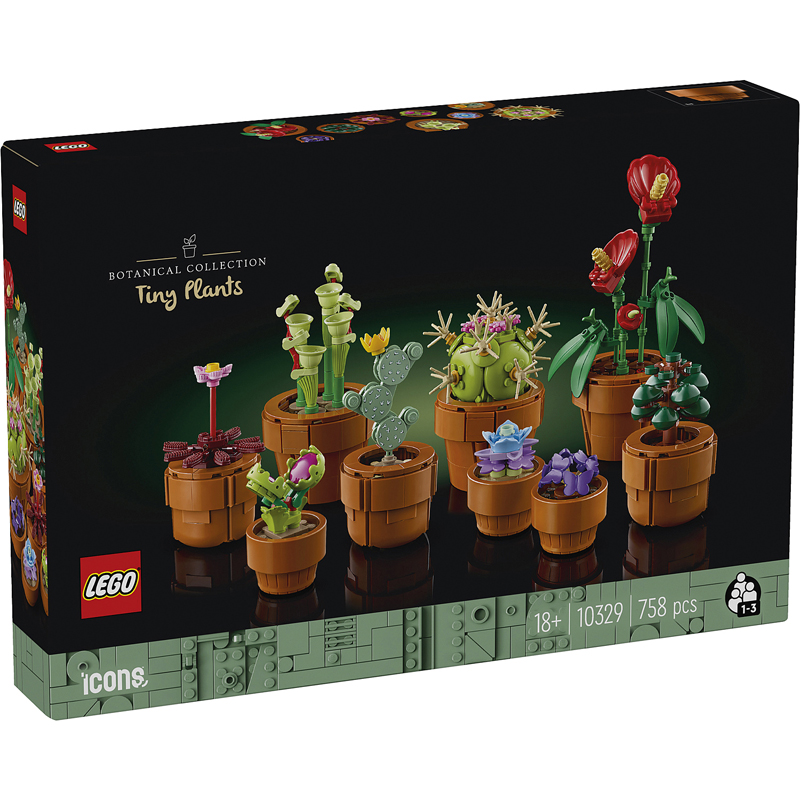 Lego 10329 - Les plantes miniatures - Lego Icons