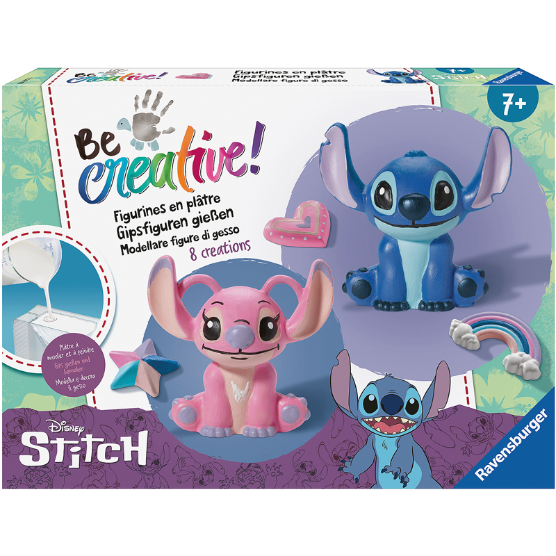 Set platre 5 figurine Stitch
