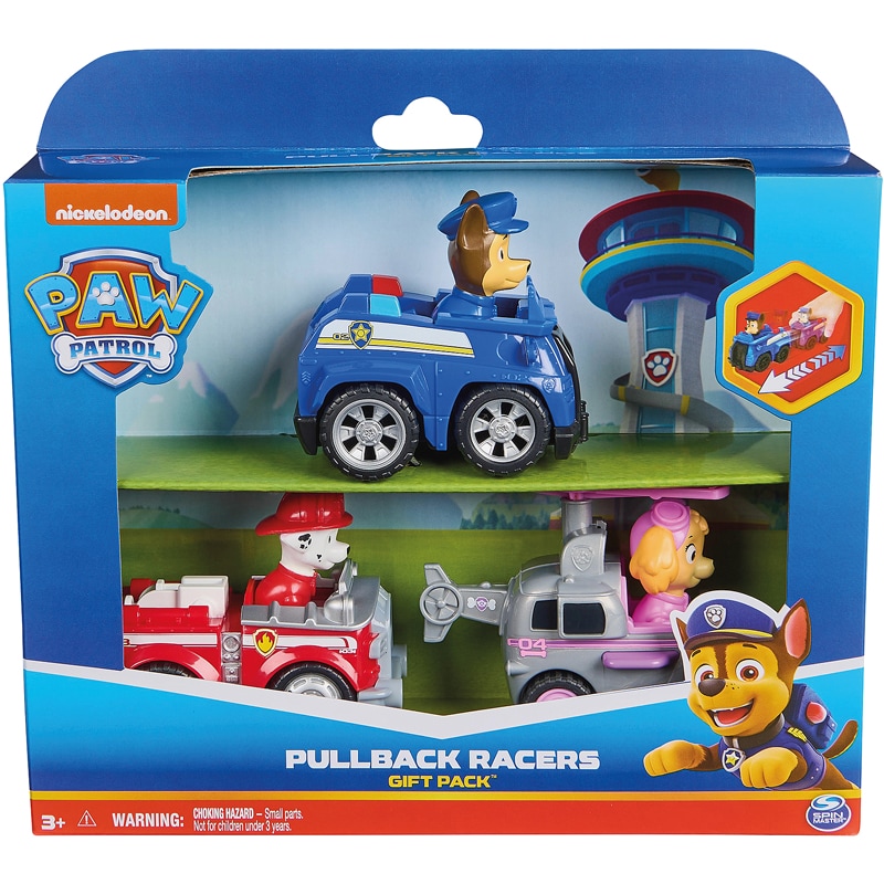 Pack 3 véhicule friction Pat Patrouille