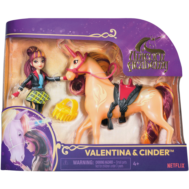 Coffret 2 figurine unicorn academy assorti*